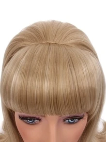 Blonde 60s Beehive Wigs For Women Pinup Pelucas 50s Synthetic Hair Wig For Women Ladies Daily Used Costume Cosplay Fancy Dress 1960s 1950s Retro Wigs - 亞麻金 - 查看 6