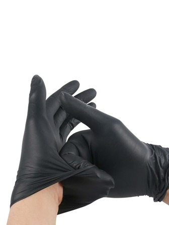 20pcs Disposable Nitrile Gloves, Multi-Purpose, Thickened, For Kitchen, Household And Industrial Use