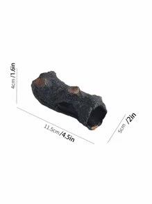 1入組隨機樹樁設計裝飾物適用於水族館適用於裝飾用品 - 彩色 - 查看 5