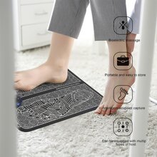 EMS Foot Massager Pad Mat, Electric Foot Massagers, Portable USB Rechargeable Foot Massager Pad, 8 Modes 19 Intensity Adjustments - 電動EMS足部按摩器 - 查看 2