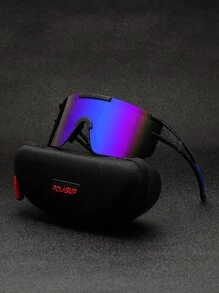 POLASUP 男士有色镜片时尚眼镜 运动骑行眼镜 大框经典设计师款 钓鱼驾驶眼镜 复古时尚男士眼镜 - 运动骑行、滑雪、钓鱼和驾驶 - 防风 - 经典设计师款”。時尚眼鏡配件 - 彩色 - 查看 8