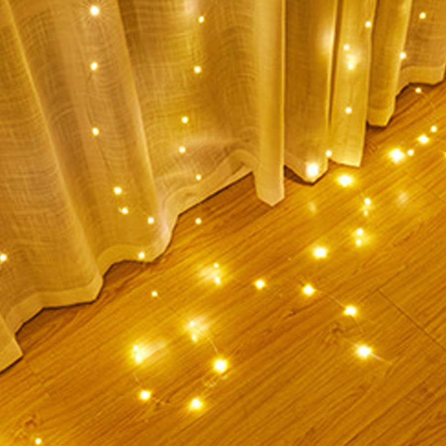 1pc Led Copper Wire Curtain Light, 3x3m SHEIN USA