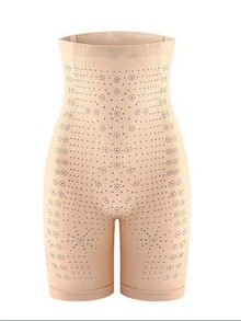 Short faja  Moldeador De Cintura Alta - Beis - Ver 4