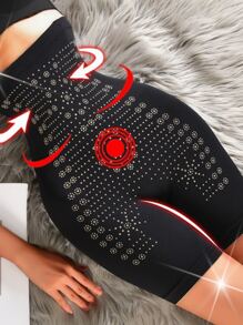 short faja  Moldeador De Cintura Alta - Negro - Ver 2