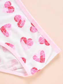 7入組心&條紋印花內褲 - 彩色 - 查看 4