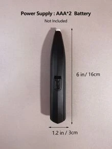 1pc Electric Pet Hair Grooming Clipper - Black - View 3