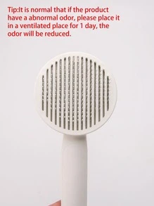 1pc Pet Hair Removal Comb, Cat Hair Cleaner, Teddy Hair Comb, Dog Hair Brush - Multicolor - View 8