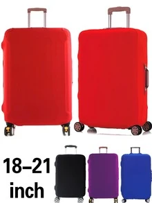 Du lịch Hành lý Lớp bảo vệ Vali Bảo vệ Che phủ Đàn hồi Hành lý xách tay Đối với 18-21 Inch Du lịch Phụ kiện Hành lý Phủ bụi - Đỏ - Xem 1