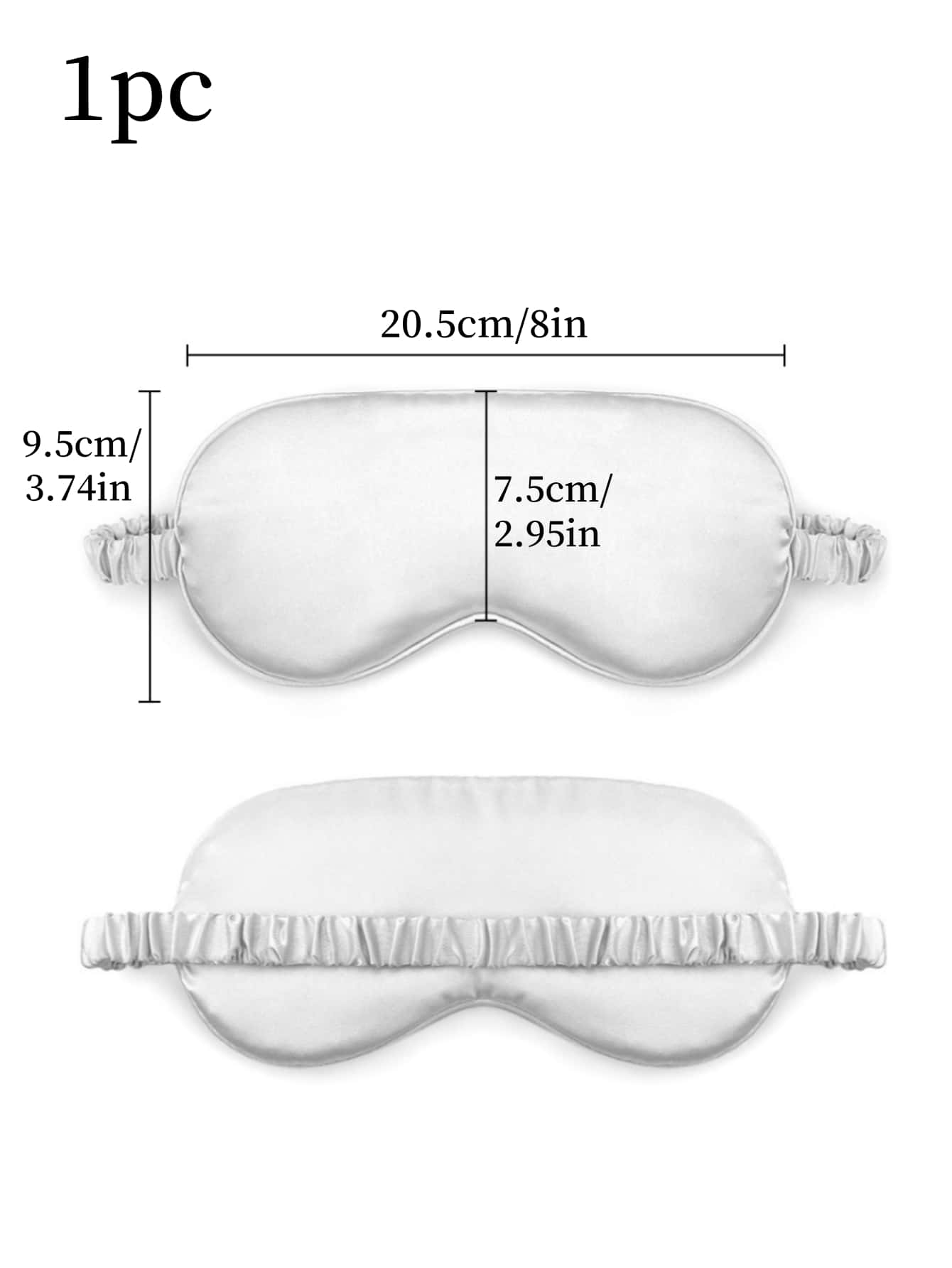 Antifaz de ojo de seda pura con correa ajustable para dormir, cubierta de sueño con diseño de enredadera de abeja, bloquea la luz y reduce los ojos hinchados, regalo para el Día de San Valentín con forma de corazón - Multicolor - Añade 7