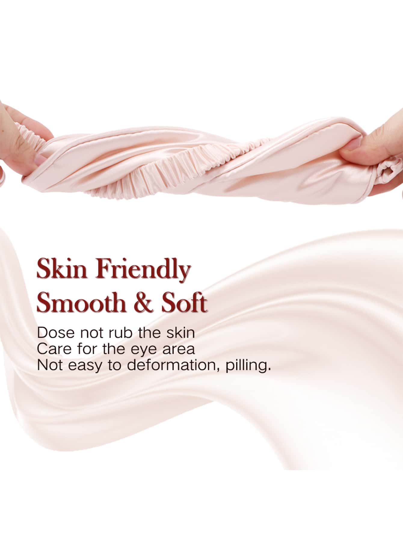 Antifaz de ojo de seda pura con correa ajustable para dormir, cubierta de sueño con diseño de enredadera de abeja, bloquea la luz y reduce los ojos hinchados, regalo para el Día de San Valentín con forma de corazón - Multicolor - Añade 11