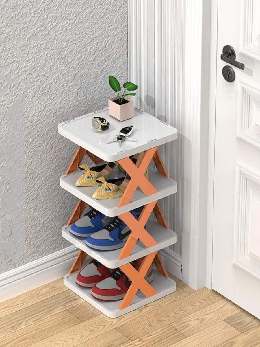 4 Tier X-shaped Shoe Rack | SHEIN USA