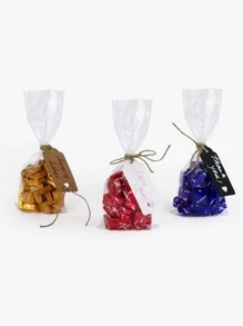 100pcs/Pack Hollow Out Heart Shaped Clothing Hang Tag,Christmas Valentine Day