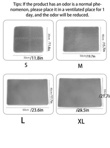 1 pieza al azar Cama de arena para gatos Almohadilla - Multicolor - Ver 5