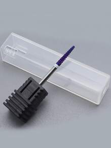 Easy Nail Fresa in carburo intera viola Pro da 2,2 mm per trapano unghie, lima elettrica per trapano unghie, strumenti di nail art, taglia e lucida la parte inferiore dell"unghia
