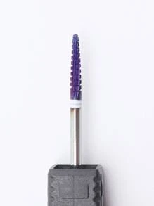 Easy Nail Fresa in carburo intera viola Pro da 2,2 mm per trapano unghie, lima elettrica per trapano unghie, strumenti di nail art, taglia e lucida la parte inferiore dell"unghia