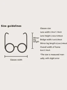 1pc Leopard Pet Glasses - Multicolor - View 3