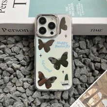 Wzór motyla Obudowy na Telefon - Srebro - Zobacz 1