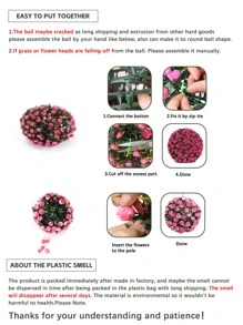 1pc Artificial Plant - Green - View 7