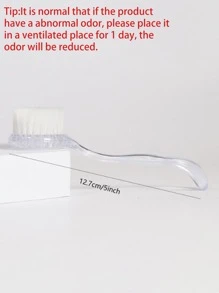 1pc Clear Hamster Massage Brush