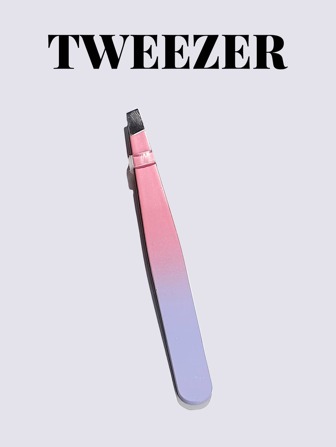 1pc Purple Eyebrow Tweezer, Slant Pointed Precision Tweezers For Eyebrows & Ingrown Hair Removal,Makeup,Cheap,Room Decor,Vanity,Travel,Bedroom,Makeup Accessories,Tweezers,Cheap,Stocking Stuffers,Makeup,Makeup Tools,Cheap Stuff,Gifts,Gifts For Women,Christmas Gifts