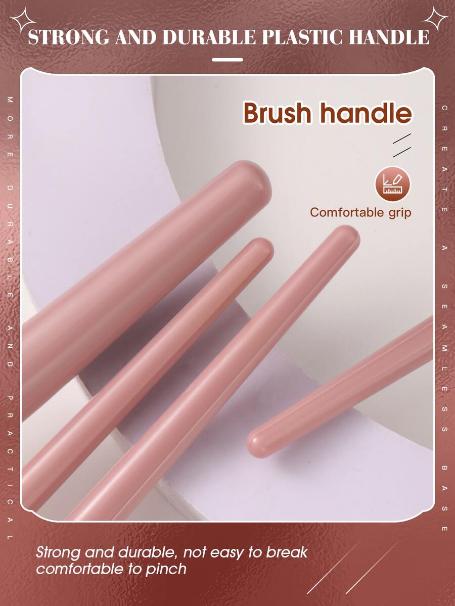 3pcs Makeup Puff Set+20pcs Synthetic Hair Makeup Brush Set, Including