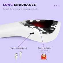 Rechargeable Handheld Led Uv Nail Lamp Mini Gel Nail Dryer Portable Manicure Tool For Gel Nails Flash Cure Lamp For Gel Nails LED Nail Lamp Portable Mini Nail Dryer Gel Polish Nail Glue Gel USB Flashlight Home DIY Manicure Nail Art - White - View 6