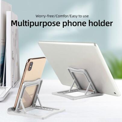 1pc White Foldable Phone Holder