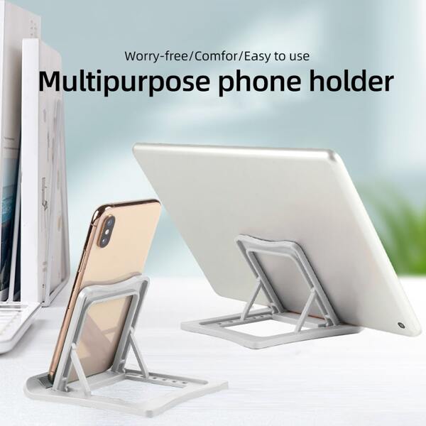 1pc White Foldable Phone Holder