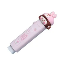 1件套卡通圖案推拉式橡皮擦 - 粉色 - 查看 5