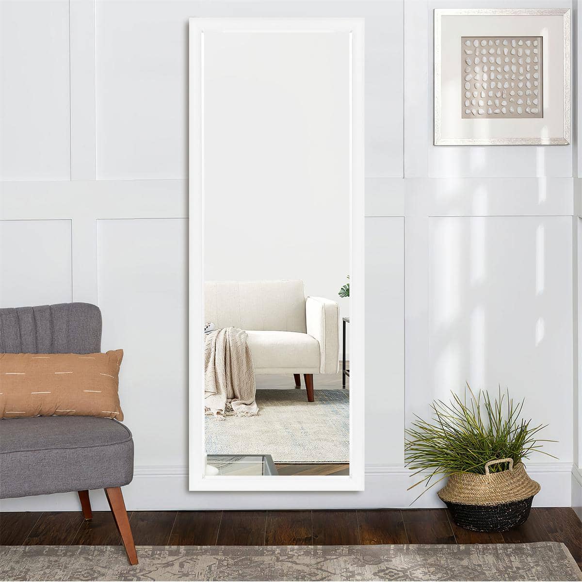 NeuType Decorative Full Length Mirror, Polystyrene Frame Wall Mounted