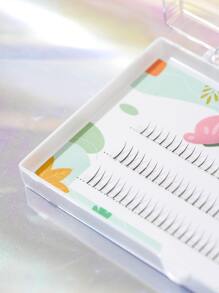 120 件卷曲单根睫毛延长 12 毫米/14 毫米/16 毫米混合睫毛簇，自然柔软纤长，睫毛可增加双眼，适合日常化妆或外出派对睫毛簇、睫毛簇、单根睫毛、睫毛、假睫毛