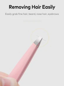 Llano 斜尖精密镊子，适用于修眉、去除内生毛发、黑头和毛刺，尖头设计，粉色，可用于化妆、家居装饰、梳妆台、旅行、卧室等场合，是化妆配件、镊子、圣诞礼物、化妆品、化妆工具、平价好物、礼物、女士礼物、圣诞礼物的理想之选。 - 粉色 - 查看 2