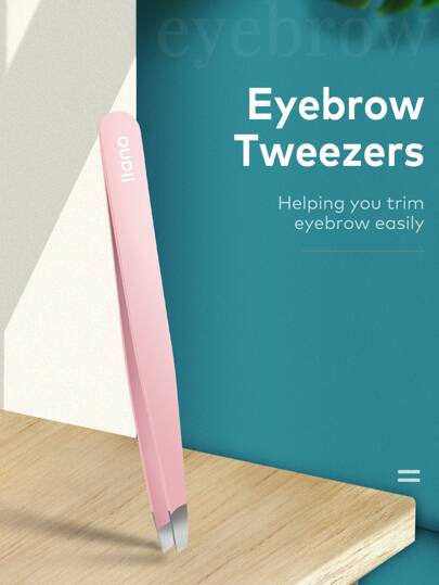 Llano Slant Pointed Precision Tweezer For Eyebrows & Ingrown Hair Removal, Blackhead And Splinter Tweezer With Sharp Needle Nose Point For Plucking, Pink,Makeup,Cheap,Room Decor,Vanity,Travel,Bedroom,Makeup Accessories,Tweezers,Cheap,Stocking Stuffers,Makeup,Makeup Tools,Cheap Stuff,Gifts,Gifts For Women,Christmas Gifts