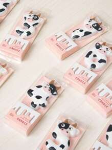 1pc Birthday Cake Cow Number Candle