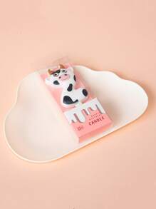 1pc Birthday Cake Cow Number Candle