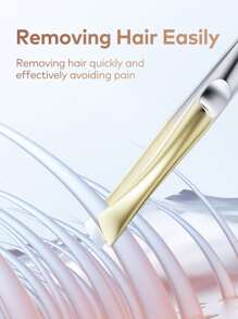 Llano 4 合 1 眉毛修剪器眉毛修饰套装，包括金色眉毛镊子、金色眉毛剪刀、粉色眉毛剃刀、睫毛刷，男女皆宜 - 金色 - 查看 3