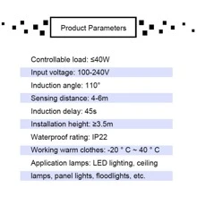Mini Motion Sensor Smart Switch - White - View 4