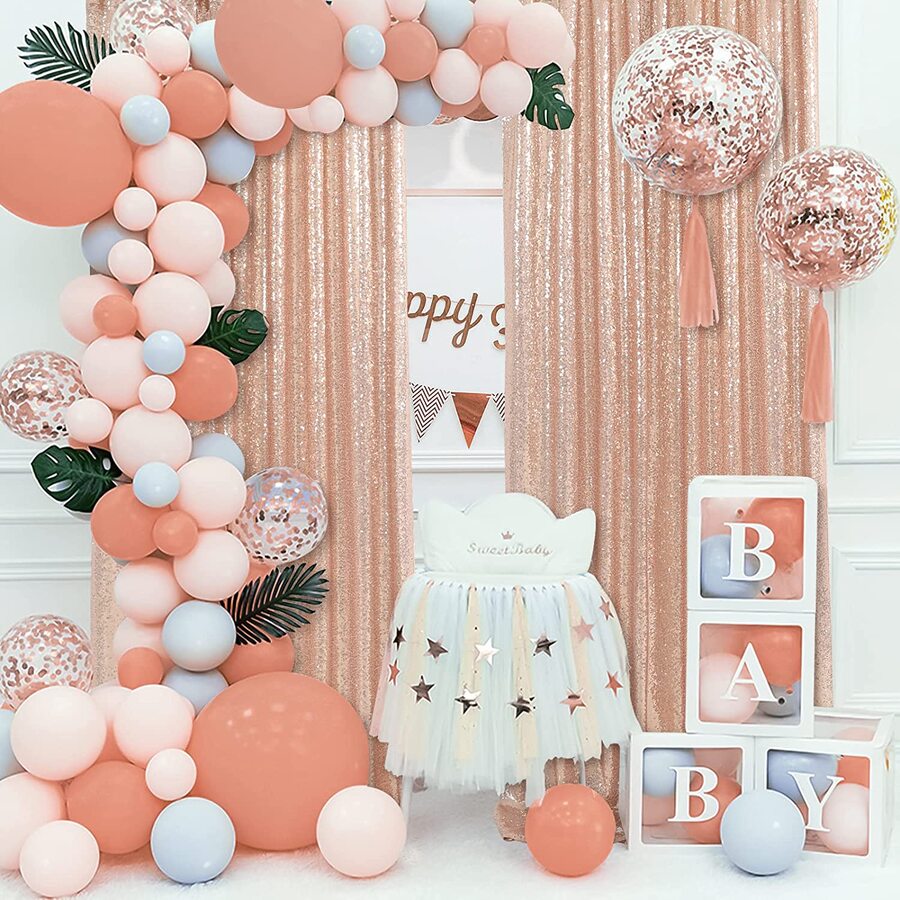 1 Miếng Kim sa lấp lánh Lễ cưới Bối cảnh Thích hợp Cho đám cưới , Buổi tiệc , Lễ , Sinh nhật - Hoa hồng vàng - Xem 1