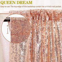 1 Miếng Kim sa lấp lánh Lễ cưới Bối cảnh Thích hợp Cho đám cưới , Buổi tiệc , Lễ , Sinh nhật - Hoa hồng vàng - Xem 6