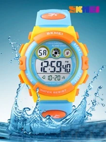 Skmei Niños Reloj electrónico impermeable - Naranja - Ver 2