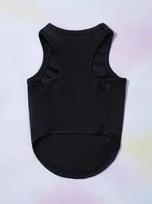 PETSIN 1入組寵物背心帶數字和字母圖案 - 彩色 - 查看 3