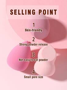 Bộ 3 bông mút trang điểm, thích hợp dùng cho kem che khuyết điểm và phấn phủ, bông mút trang điểm dạng bột, đồ trang điểm, giá rẻ, trang trí phòng, bàn trang điểm, du lịch, phòng ngủ, phụ kiện trang điểm, bông mút, bông tán trang điểm, bông phấn, bông mút trang điểm, giá rẻ, quà tặng Giáng sinh, đồ trang điểm, dụng cụ trang điểm, đồ rẻ tiền, quà tặng, quà tặng cho phụ nữ, quà Giáng sinh, quà khuyến mãi, du lịch, đồ rẻ tiền, đồ dùng cần thiết khi đi du lịch - Nhiều màu - Xem 3