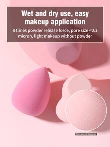 Bộ 3 bông mút trang điểm, thích hợp dùng cho kem che khuyết điểm và phấn phủ, bông mút trang điểm dạng bột, đồ trang điểm, giá rẻ, trang trí phòng, bàn trang điểm, du lịch, phòng ngủ, phụ kiện trang điểm, bông mút, bông tán trang điểm, bông phấn, bông mút trang điểm, giá rẻ, quà tặng Giáng sinh, đồ trang điểm, dụng cụ trang điểm, đồ rẻ tiền, quà tặng, quà tặng cho phụ nữ, quà Giáng sinh, quà khuyến mãi, du lịch, đồ rẻ tiền, đồ dùng cần thiết khi đi du lịch - Nhiều màu - Xem 5