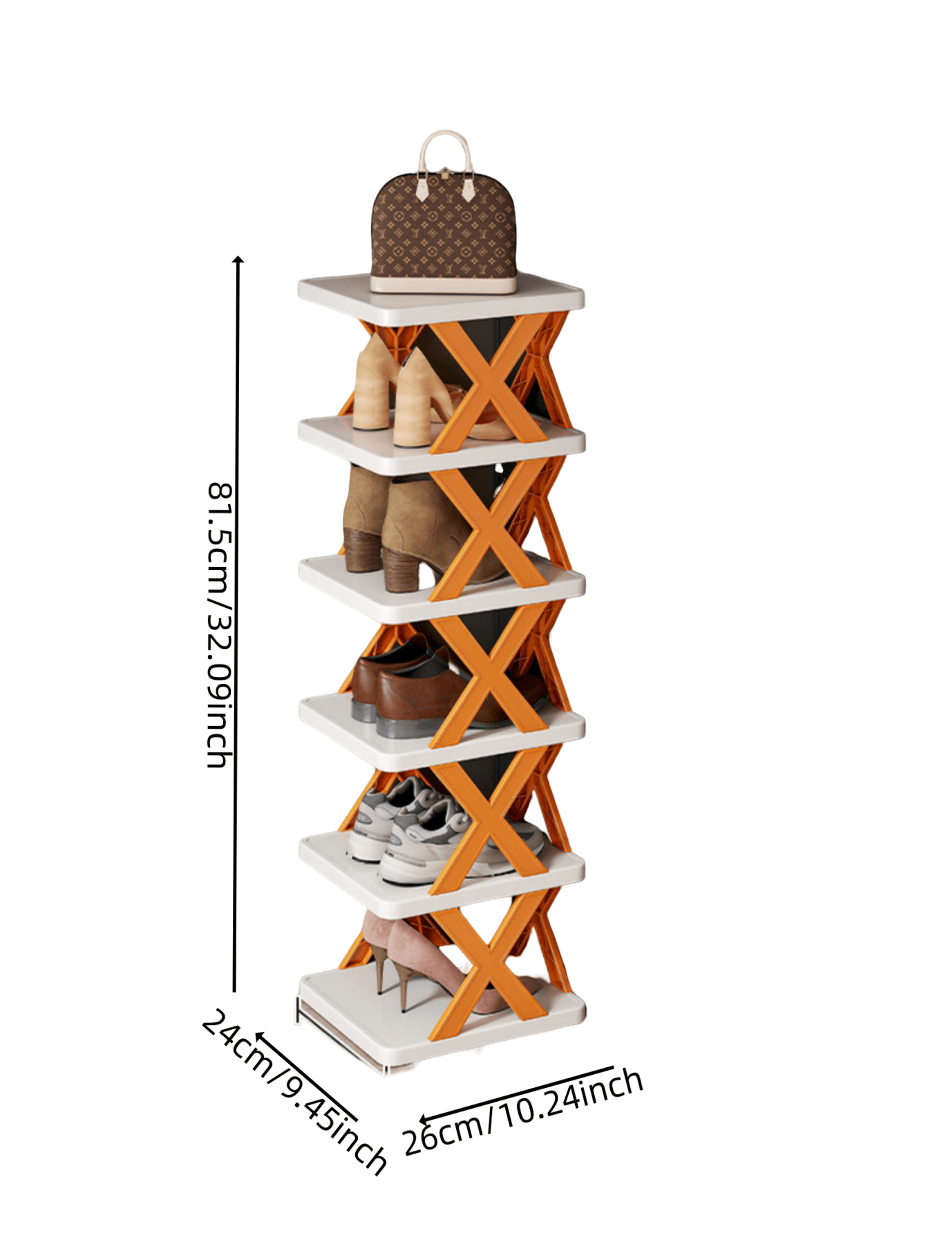 6tier Zshaped Shoe Rack SHEIN UK