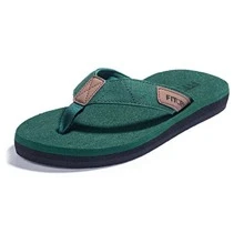Men's Comfort Flip-Flops & Thong Sandals - Beach Slippers With Sizes 6-15 - 綠色 - 查看 2