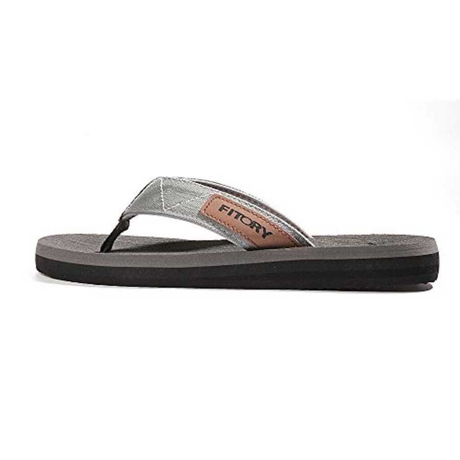Men's Comfort Flip-Flops & Thong Sandals - Beach Slippers With Sizes 6-15 - 灰色 - 查看 1