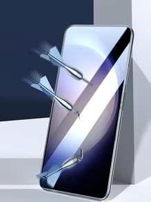 4pcs Full Screen Full Coverage Screen Protector Compatible With Samsung A12/A2 - Clear - View 4