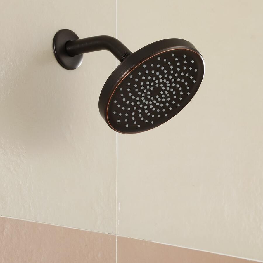 Fixed Showerheads,Bathroom Showerhead,Multi-Functional,Easy Installation - 6 inches - 注射青銅 - 查看 1