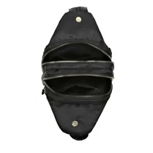 小背包女牛津帆布迷你背包2023新款韓版百匯時尚斜挎胸包 - 黑色 - 查看 6