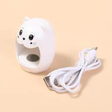 白色迷你小貓指甲治療燈美甲燈烘烤指甲油膠水特別小家庭速幹光療機器雞蛋燈